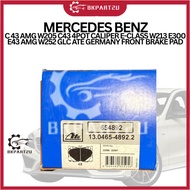 MERCEDES BENZ C 43 AMG W205 C43 4POT CALIPER E-CLASS W213 E300 E43 AMG W252 GLC ATE GERMANY FRONT BR
