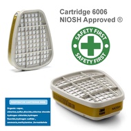 6006 Protect Against Organic Vapors, Acid Gases, Ammonia, Methylamine or Formaldehyde Respirator 600