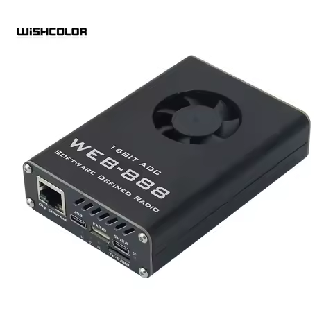 Hamgeek WEB-888 16bit ADC 62M bandwidth DDC Web SDR Radio10 kHz to 60 MHz for HF VHF