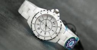 時尚主流名媛必備,白陶瓷石英錶omax,類 J12 限量款,sapphire藍寶石水晶錶鏡