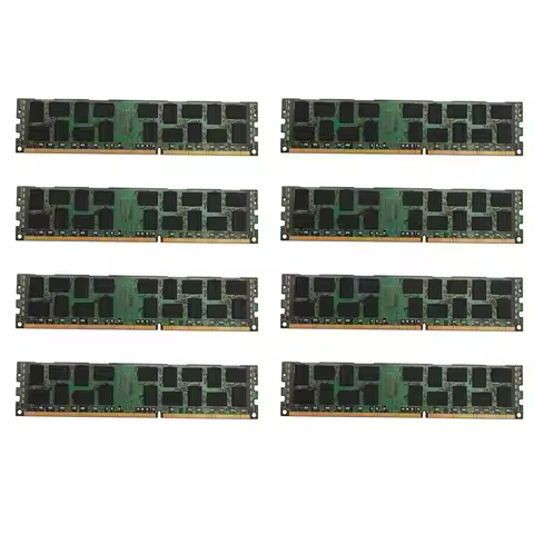 Exquisite-8X 8GB DDR3 1333MHZ Ecc Ram Memory PC3L-10600R 1.35V 2RX4 REG Ecc RAM For Server Workstati