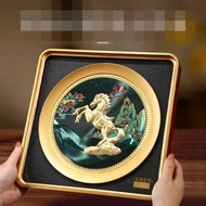 Year of The Horse frame 2026 Year of the Horse wall frame Horse frame table display lucky Charm Fire