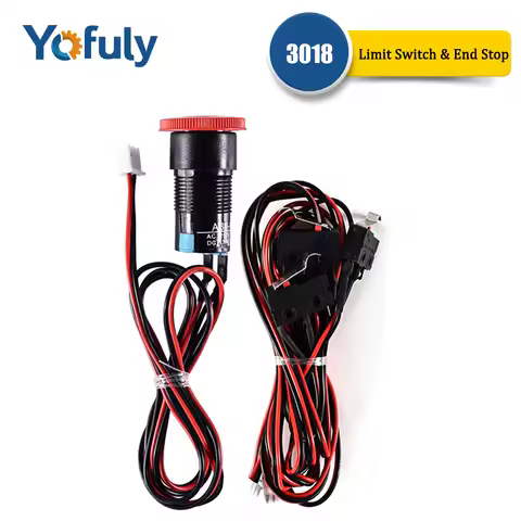 Yofuly 3018 Max Engraving Machine Limit switch and Emergency Stop Switch for CNC Wood Router Engrave