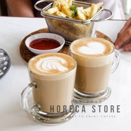 180ml Glass Cup Coffee Milk Arabica Latte Cappuccino Espresso Tea Cup/ Clear Glass/ Coffee Glass Caf