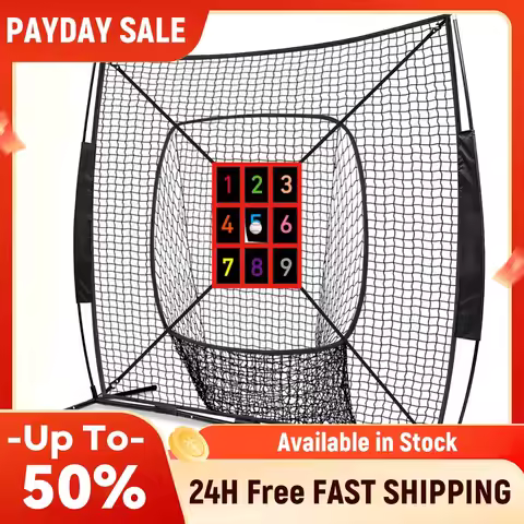 9-Section Numbered Strike Zone Trainer (No Net) Adjustable Strike Zone Target Pitching Target for Ba