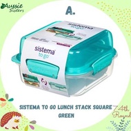 🌈新色💥特價中💥 紐西蘭製造Sistema To Go Lunch Stack Square 食物盒