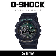 [OFFICIAL CASIO WARRANTY] Casio G-Shock GA-100RC-1A Men's Analog Digital Black Resin Strap Watch