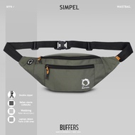 Tas WAISTBAG BUFFERS Simpel / Tas Selempang Pria / Tas WaistBag Pria / Tas Pinggang / Tas Pria / Ori
