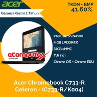 Laptop Acer Chromebook C733-R (C733-R/K004) N4500 4GB 32GB-TKDN RESMI