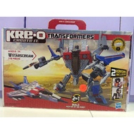 Kre-o transformers 30667 starscream 2 in 1 robot build fighter jet hasbro c-3252a block