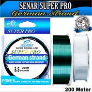 senar pancing 200 meter german strand hijau