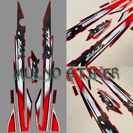 MERAH STRIPING STICKER Yamaha F1ZR FIZR fis r fiz r f1 zr 1997 1998 FULLSET red body list