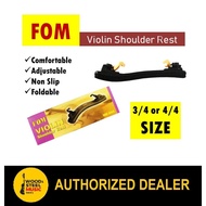 FOM Violin Shoulder Rest for Size 4/4, 3/4, 1/2 and 1/4 (Full Size, 3 Quarter, Half Size and Quarter