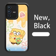 Case Casing for VIVO V50 Lite V23 Y75 Y200 V23E 5G W-11 Cute SpongeBob