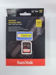 512GB SDXC Extreme Pro U3 V30 4K UHD 200MB/s(R) 140MB/s(W) 相機記憶卡 (SDSDXXD-512G) 619659188665