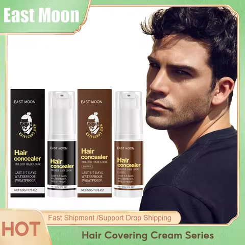 East Moon Brown Hair Concealer Lasting Cover Repairing Forehead Trimming Makeup Durable Waterproof H