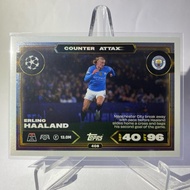 Football Card ERLING HAALAND MANCHESTER CITY COUNTER ATTAX TOPPS MATCH