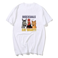 Groovy Bisexuals Funny Eat What Animals Gay Pride LGBTQ Pun T-Shirt Unique and Unapologetic Y2k Desi