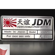 Honda emblem civic kanjozoku jdm METAL ef ej eg ek fd fk8 fd2r fc loop one kanjo