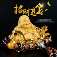 Car Ornaments Maitreya Buddha Center Console High-End Male Perfume Car Interior Accessories Security