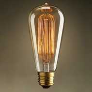 HEIKESZ Make-up link E27 screw light bulb tungsten wire light bulb 40w