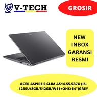 ACER ASPIRE 5 SLIM A514-55-537X (I5-1235U/8GB/512GB/W11+OHS/14")GREY