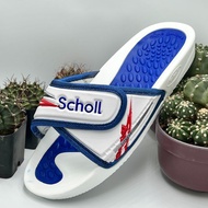สกอลล์ เก๋า 90 Hot item Scholl fitness  โทนสีขาวดูสุภาพสะอาด รองเท้าแตะ ผู้ชาย ลดแรงจุกๆ รองเท้าแตะ ในร่ม