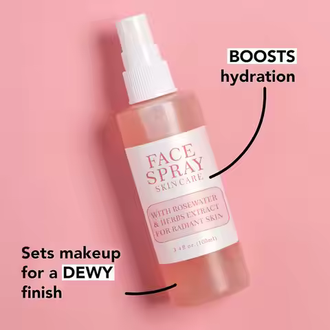 100ml KOEC Rose Water Herb Face Spray Hydrating Rejuvenating Refreshing Cooling Non-Irritating Rose 