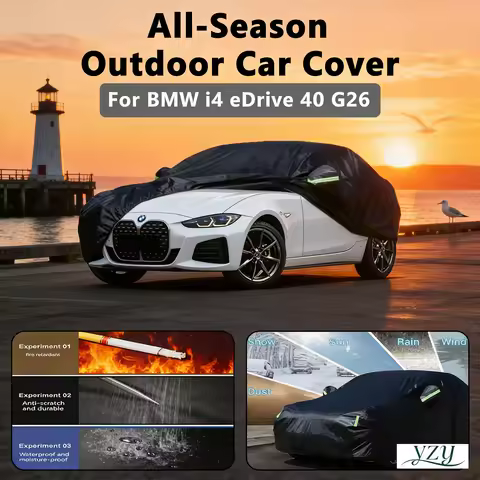 Car Accessories for BMW i4 eDrive 40 G26 Outdoor Protection Full Car Covers Snow Cover Sunshade Wate