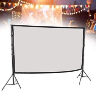 Projector Screen 120 Inch 16:9 with Double Tripod for Home Party Office Classroom