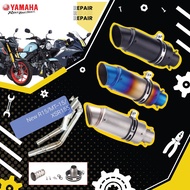 Yamaha NEW R15/MT 15/XSR 155 Exhaust Pipe Grade 304 Stainless Steel Material + Akrapovic End Free Ca
