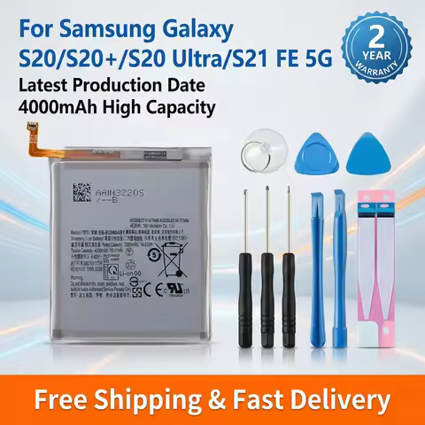 Brand New Replacement Battery EB-BG988ABY EB-BG980ABY EB-BG985ABY BG990ABY For Samsung Galaxy S20/S2