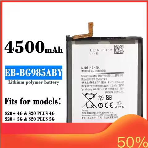 EB-BG985ABY 4500mAh IPhone Battery for Samsung S20+ 4G 5G S20 Plus 4G 5G G985 G986 G986B G986F G986U