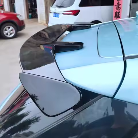 Rear Trunk Lid Car Spoiler For All hatchback SUV MPV Models Automobile Tail Wing ABS Plastic Mterial