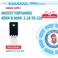 [1 CON] N-Channel N-Channel Mosfet, FQPF4N80C 4N80 6N80 7N80 8N80 10N80 12N80 20N80 800V TO-220F, Ne