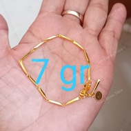 acc gelang padi padi emas LM 24 karat 99.99% 7gram