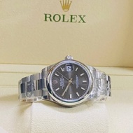 rolex datejust 31mm dark grey dial