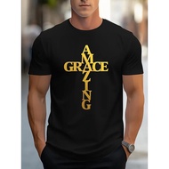 100% DesignCross-Border Foreign Trade A Men's Clothing Popular Top Cotton T-shirt Short Sleeve 2D
