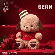 Premium Stuffed Animals - Stuffed Animals Love Shirt Dog Wearing Cute Cakes for Children