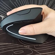 JYKEYMOUT Bluetooth+USB A+C(3 in 1) Rechargeable Ergonomic Mouse, Wireless Vertical Design, 5 Adjust