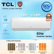 TCL Elite Series Aircond Inverter 1.0HP~1.5HP (4STAR)