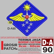 D-A90 WW2 ARMY AIR LOGO EMBROIDERY PATCH /TESTIMONI REVIEWForce - WHOLESALE PATCH