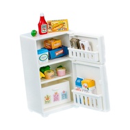 [Simhoa21] Mini Fridge Toy, Mini Toy Refrigerator, Mini Refrigerator Dollhouse Mini Fridge Scene,