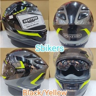 HELMET GRAYFOSH FULLFACE G9009/G9999 DOUBLE VISOR READY STOCK