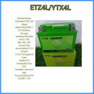 ✎ ♈ ❐ Amaron Battery (ETZ4L/ ETZ5L/  ETX5L/  ETZ7L/  ETZ9R/  ETX9R) Maintenance Free