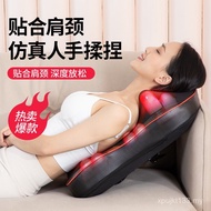 Commercial Trade Electric Shoulder Back Massager Household Pillow Waist Massager Heating Cushion Mul