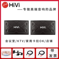 HiVi/Huiwei Kx80/Kx1000 For Home Karaoke Speaker Professional KTV Conference Room Stage Stereo Suit