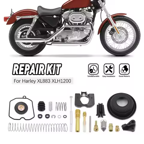 Carburetor Rebuild Kit For Harley Davidson CV40 Sportster 883 1200 XL883 XLH1200