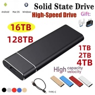 Cross-Border Hot Style Mobile Hard Drive SSD 16T8TB4TB2TB 1TB Mini External Portable Solid State Dri