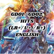GD01 / GD02 English Gundam Card Game | HITS LR+ / U+ / R+ Cards